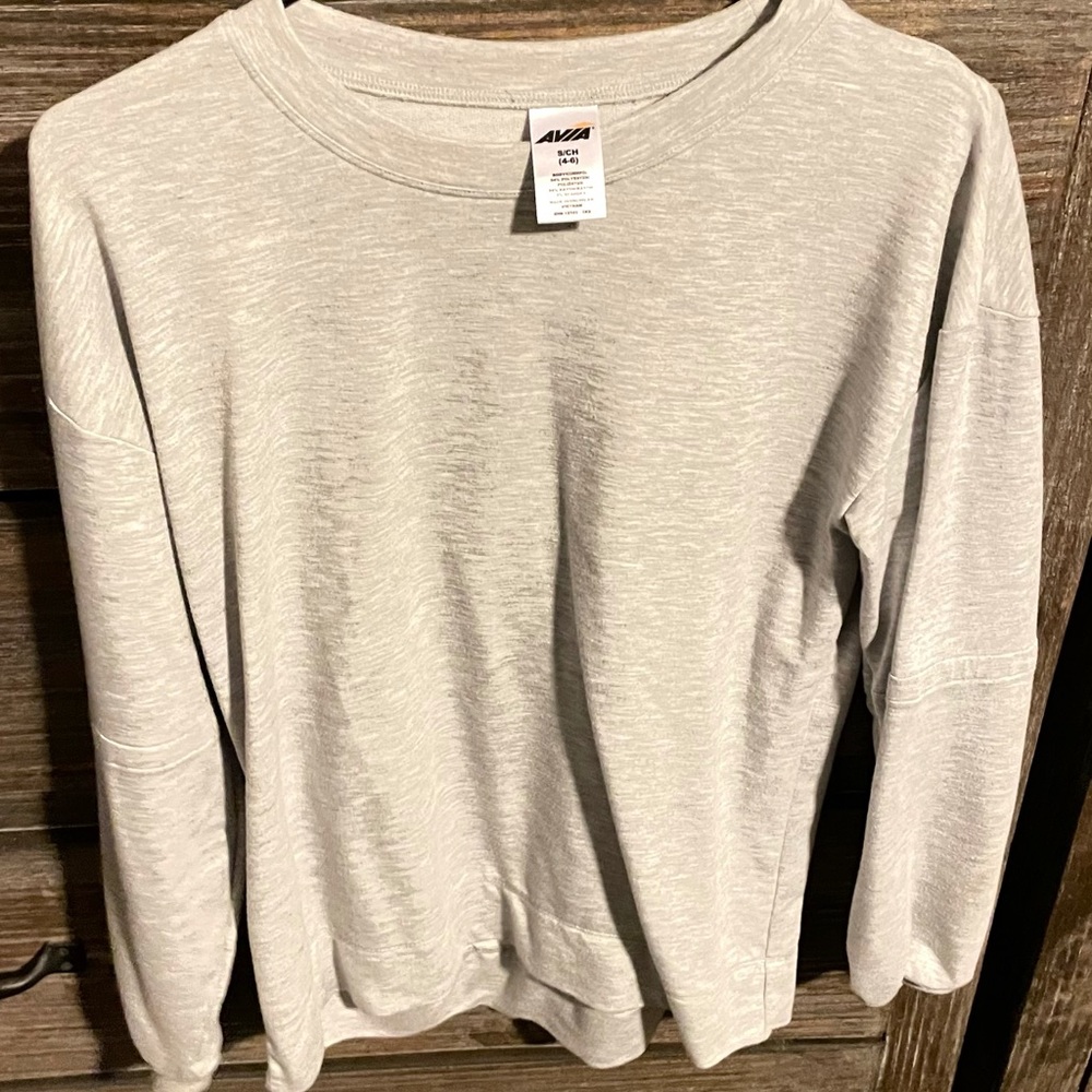Plain grey sweatshirt
